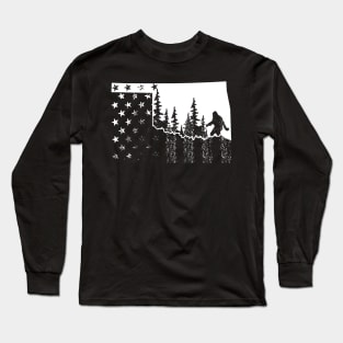 Oklahoma Bigfoot Gift Long Sleeve T-Shirt